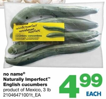 Wholesale Club No Name Naturally Imperfect English Cucumbers offer