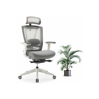 Best Buy Motiongrey cloud mesh series executive ergonomic computer desk home office chair with 4d armrest & lumbar support - white offer