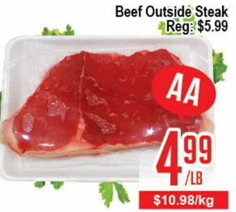 Skyland Foodmart Beef Outside Steak offer