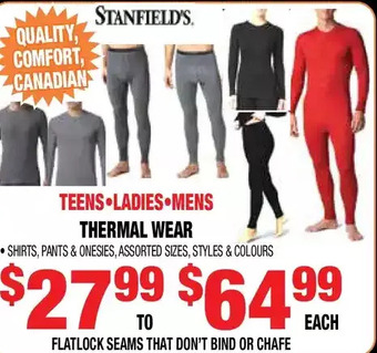 Len's Mill Stores Thermal wear offer