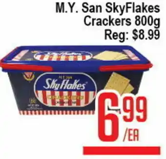 Skyland Foodmart M.Y. San Skyflakes Crackers 800g offer
