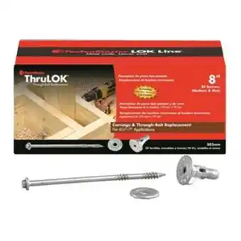 Lowe's Fastenmaster #0 silver thrulok structural wood screws offer