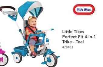 Toys R us Little tikes perfect fit 4-in-1 trike - teal offer