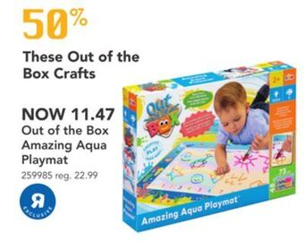 Toys R us Out of the box amazing aqua playmat offer