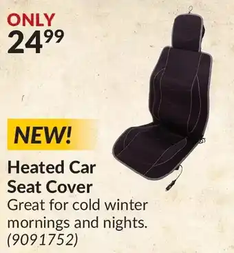 Princess Auto Heated car seat cover offer