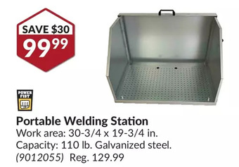 Princess Auto Portable welding station offer