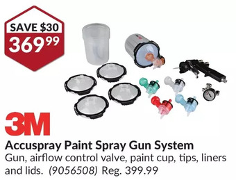 Princess Auto 3m accuspray paint spray gun system offer