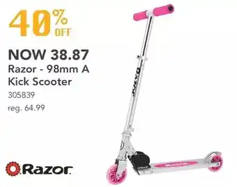 Toys R us Razor - 98mm a kick scooter - blue offer