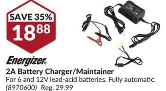Princess Auto 2a battery charger/maintainer offer