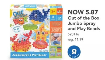 Toys R us Out of the box jumbo spray and play beads - r exclusive offer