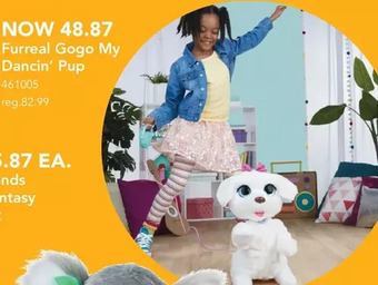 Toys R us Furreal gogo my dancin' pup interactive toy, electronic pet, dancing toy offer