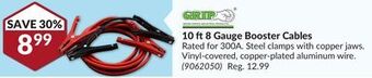 Princess Auto 10 ft8 gauge booster cables offer