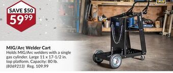 Princess Auto Mig/arc welder cart offer