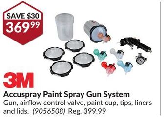 Princess Auto Accuspray paint spray gun system offer