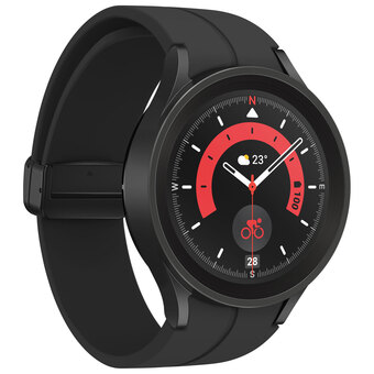 Best Buy Samsung galaxy watch5 pro (gps) 45mm smartwatch with heart rate monitor - black offer