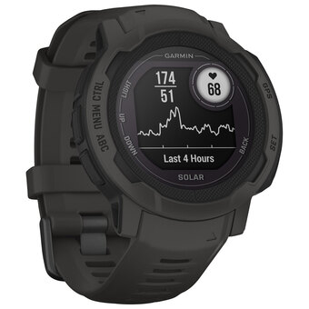 Best Buy Garmin instinct 2 solar 45mm gps watch with heart rate monitor - graphite offer