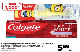 Real Canadian Superstore Colgate mega premium toothpaste, battery powered toothbrush or mouthwash offer