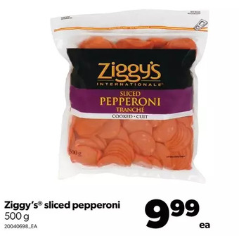 Real Canadian Superstore Ziggy's sliced pepperoni offer