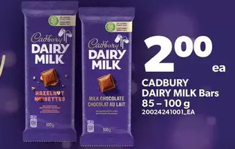 Real Canadian Superstore Cadbury dairy milk bars offer