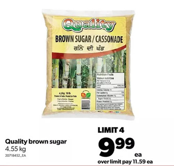 Real Canadian Superstore Quality brown sugar offer