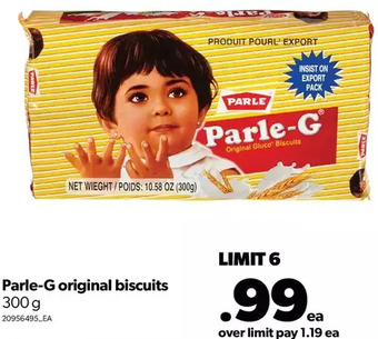 Real Canadian Superstore Parle-g original biscuits offer