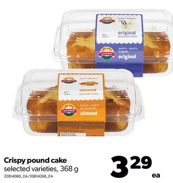 Real Canadian Superstore Crispy pound cake offer