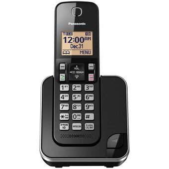 Best Buy Panasonic 1-handset dect cordless phone (kxtgc380b) offer
