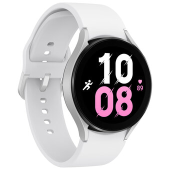 Best Buy Samsung galaxy watch5 (gps + lte) 44mm smartwatch with heart rate monitor - silver offer