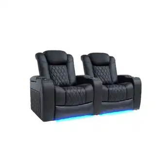 Best Buy Valencia tuscany xl home theater seating, premium top grain italian nappa 11000 leather, power headrest & lumbar, big & tall offer