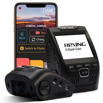 Best Buy Rexing v1-4k 2.4" lcd ultra hd (2160p) wi-fi dash cam offer