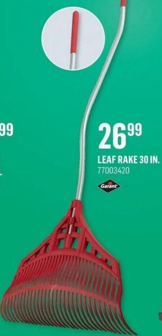 Canac Leaf Rake 30 In. offer