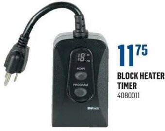 Canac Block Heater Timer offer