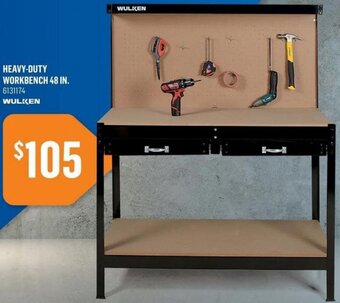 Canac Heavy-Duty Workbench 48 In offer