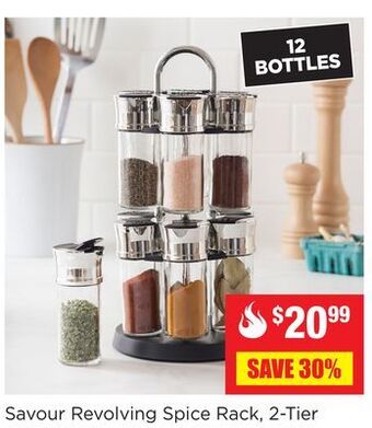 Kitchen Stuff Plus Savour revolving spice rack, 2-tier offer