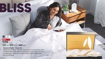 Sleep Country Bamboo nights sheet set offer