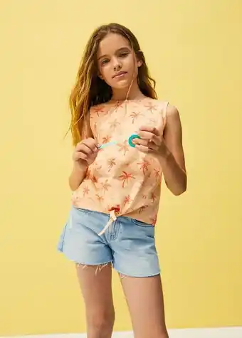 Mango Sleeveless print t-shirt offer