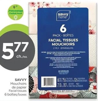 Proxim Savvy Facial Tissues offer