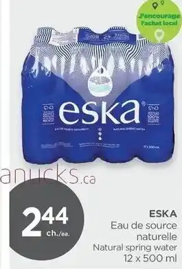Proxim Eska Natural Spring Water 12 x 500 ml offer