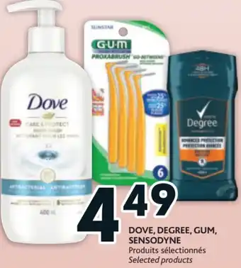 Brunet Dove, Degree, Gum, Sensodyne offer