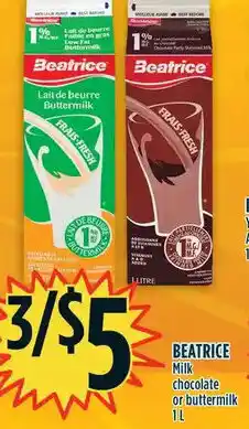 Marché Adonis Beatrice Milk Chocolate Or Buttermilk 1L offer
