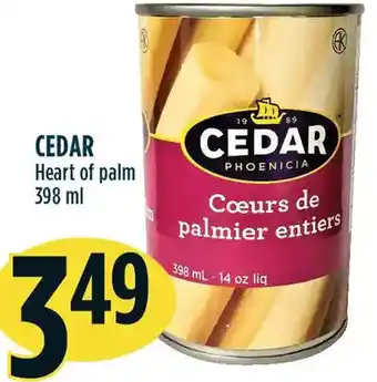 Marché Adonis Cedar Heart Of Palm 398ml offer