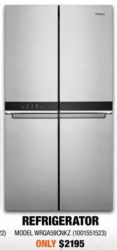 Home Depot Whirlpool refrigerator offer