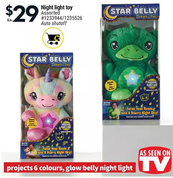 Giant Tiger Night light toy offer