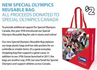 JYSK Special olympics (bag) offer