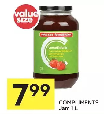 Foodland Compliments jam offer