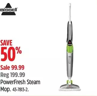 Canadian Tire Bissell powerfresh steam mop offer