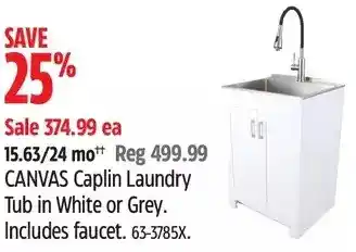 Canadian Tire Canvas caplin laundry tub offer