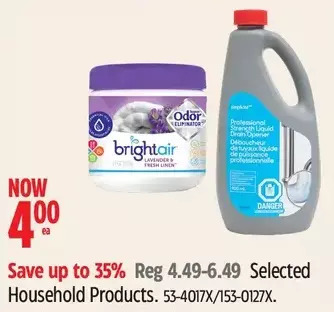 Canadian Tire Household products offer