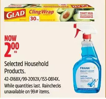 Canadian Tire Household products offer