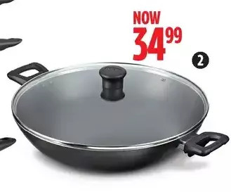 Canadian Tire T-fal jumbo 36cm non-stick wok offer